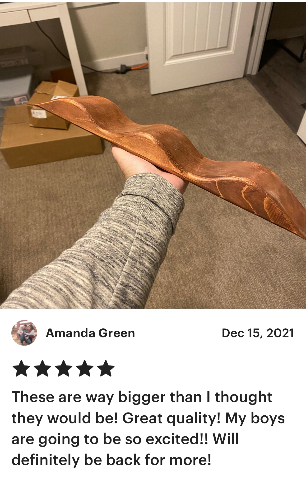 wooden toy dirtbike track double section five star customer review